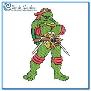 Ninja Turtle Embroidery Design