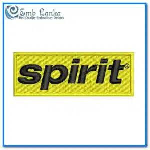 Spirit Airlines Logo Embroidery Design