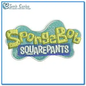 SpongeBob SquarePants Logo Embroidery Design