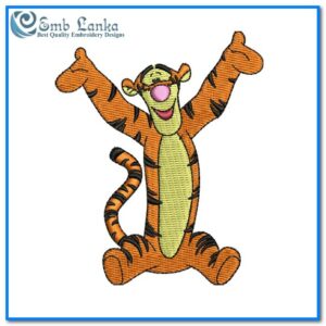 Tigger Winnie the Pooh Embroidery Design