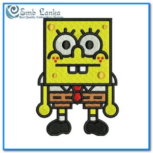 SpongeBob SquarePants Cartoon Embroidery Design