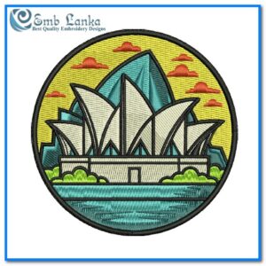Sydney Opera House Embroidery Design