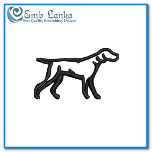 Fieldstone Dog Logo Embroidery Design