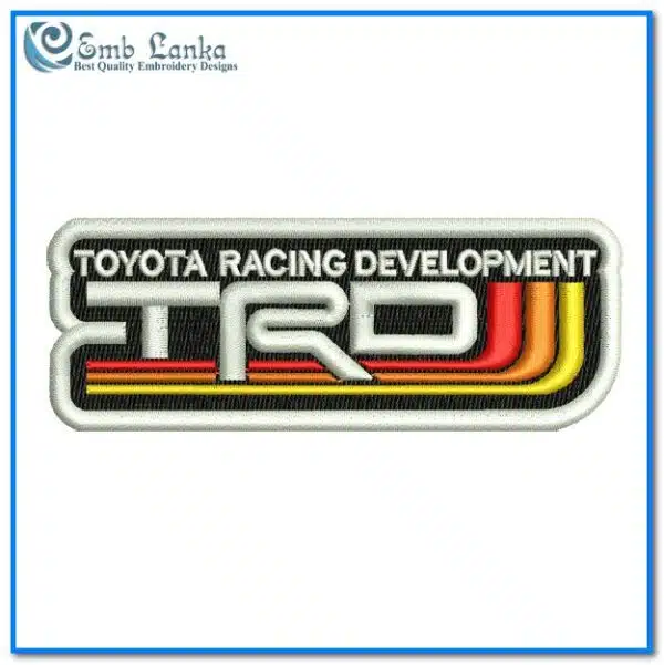 Toyota Racing Development TRD Logo Embroidery Design - Emblanka