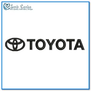 Toyota Logo 2 Embroidery Design