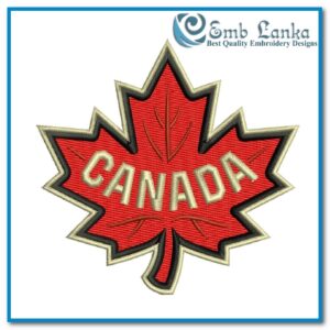 Canada 2025 4 Nations Face-Off Logo Embroidery Design