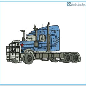 Western Star Truck logo embroidery design featuring the iconic star emblem, suitable for machine embroidery projects.