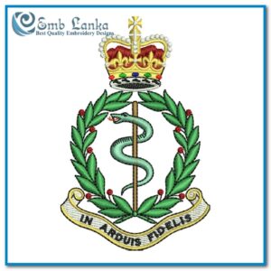 Royal Army Medical Corps Logo Embroidery Design