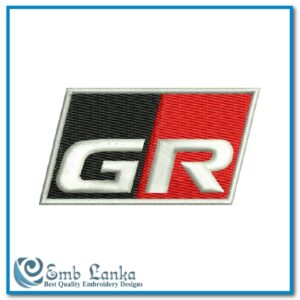 Toyota Gazoo Racing Logo Embroidery Design