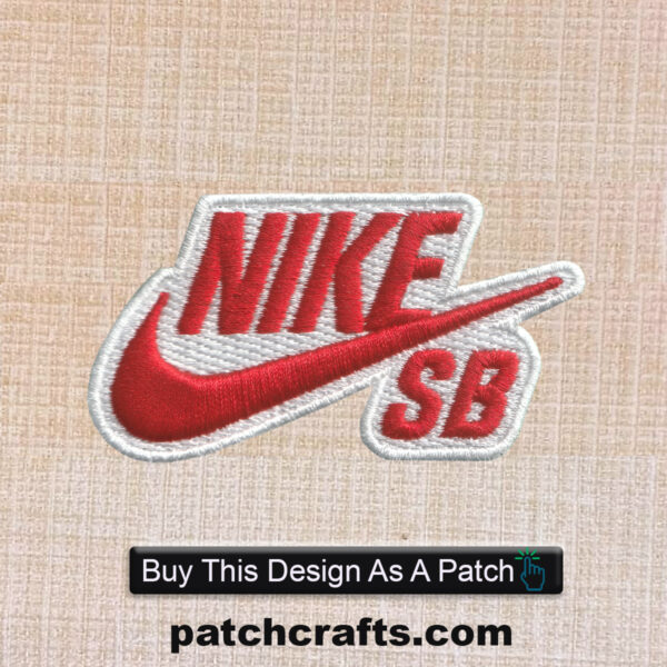 Nike SB Logo Embroidered Iron On Patch