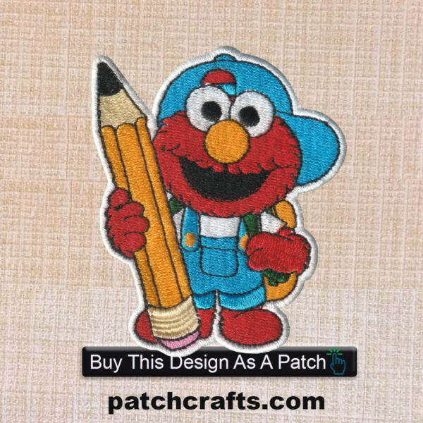 Sesame Street Embroidered Iron On Patch