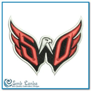 Washington Capitals 2025 Logo Embroidery Design