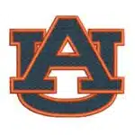 Auburn Tigers logo embroidery design for NCAA fan gear