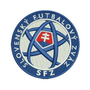 Slovak Football Association Logo Embroidery Design - Image 1