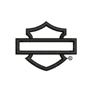 Harley-Davidson Bar & Shield Logo Embroidery Design