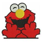 Sesame Street Elmo Embroidery Design