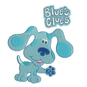 Blue Blues Clues Embroidery Design