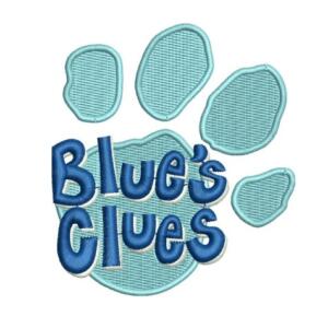Blues Clues Logo Embroidery Design