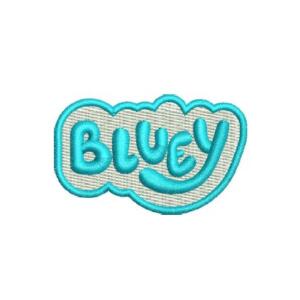 Bluey Logo Machine Embroidery Design - Machine Embroidery Design