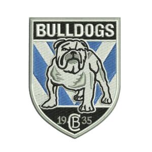 Canterbury Bulldogs NRL Logo Embroidery Design for Embroidery Machines