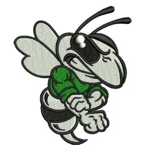 Catholic of Pointe Coupee Hornets Logo Machine Embroidery Design