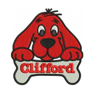 Clifford the Big Red Dog Embroidery Design
