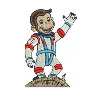 Curious George 3 Back to the Jungle Embroidery Design
