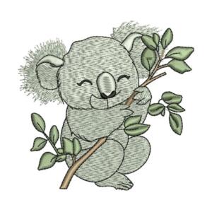 Cute Baby Koala Embroidery Design