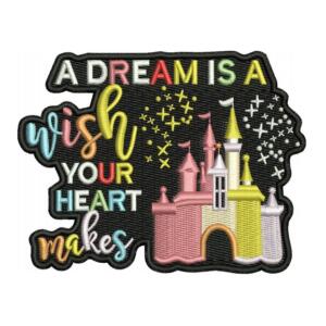 Disney Cinderella Castle Embroidery Design
