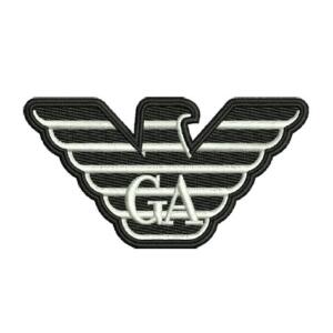 Emporio Armani Eagle Logo Embroidery Design - Machine Embroidery Design
