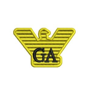 Emporio Armani GA Logo Embroidery Design - Machine Embroidery Design