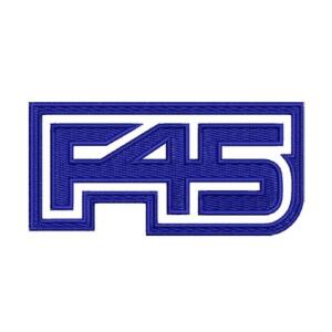 F45 Training Logo Machine Embroidery Design