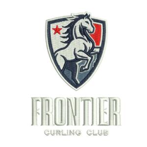 Frontier Curling Club Logo Machine Embroidery Design