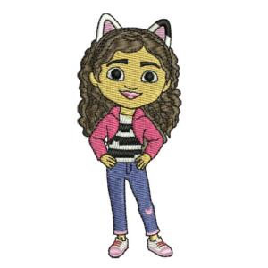 Gabby from Gabbys Dollhouse Embroidery Design - Machine Embroidery Design