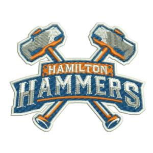 Hamilton Hammers Logo Embroidery Design - Machine Embroidery Design