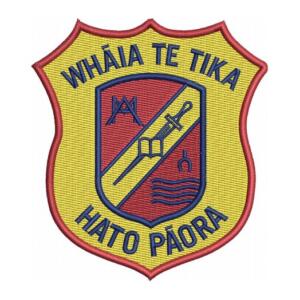 Hato Paora College Crest Embroidery Design