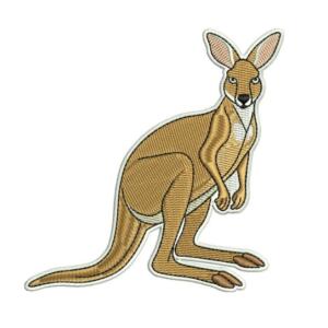 Kangaroo Embroidery Design - Image 1