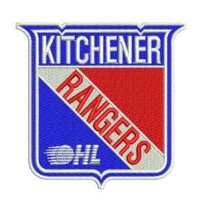 Kitchener Rangers Primary Logo Embroidery Design for Embroidery Machines