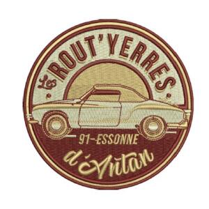 Les Routyerres dAntan Logo Embroidery Design - Machine Embroidery Design