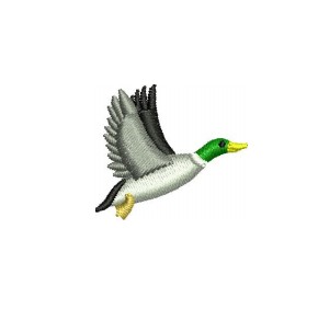 Mallard Duck Embroidery Design