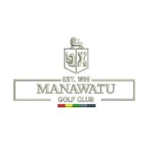 Manawatu Golf Club Logo Embroidery Design - Machine Embroidery Design