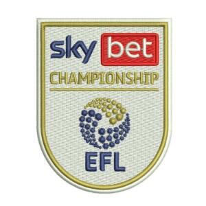 Official EFL Championship Sky Bet Logo Embroidery Design