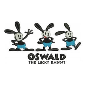 Oswald the Lucky Rabbit Embroidery Design