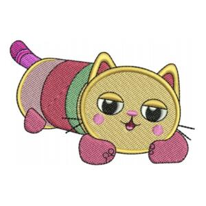 Pillow Cat Gabbys Dollhouse Embroidery Design