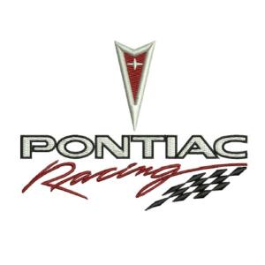 Pontiac Racing Logo Embroidery Design