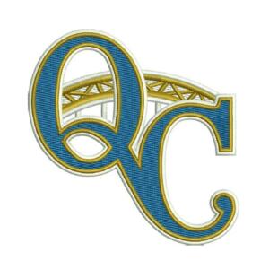 Quad Cities River Bandits Cap Logo Embroidery Design - Machine Embroidery Design
