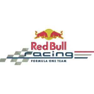 Red Bull Racing Formula One Team Embroidery Design - Machine Embroidery Design