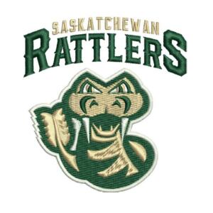 Saskatchewan Rattlers Logo Embroidery Design - Machine Embroidery Design