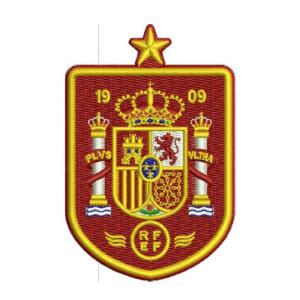 Spain National Football Team Crest Machine Embroidery Design - Machine Embroidery Design
