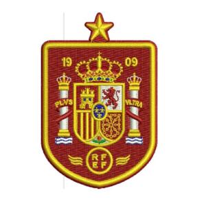Spain National Football Team Logo Embroidery Design
